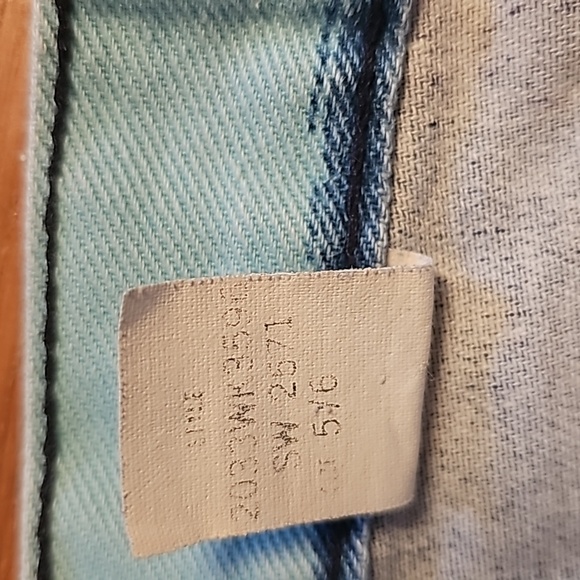 Vintage Sasson Striped Jean Shorts Women's Jr Size 24" Waist X 4" Inseam Length - Picture 13 of 13